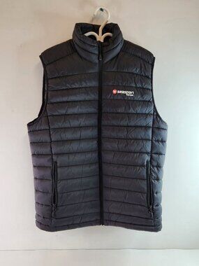 Stormtech Seaspan Packable Puffer Vest Mens Size Large Black